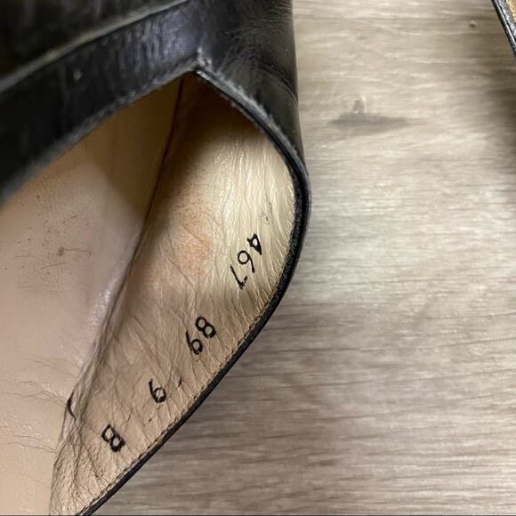 Salvatore Ferragamo Leather Heels Black 9 - Picture 6 of 10